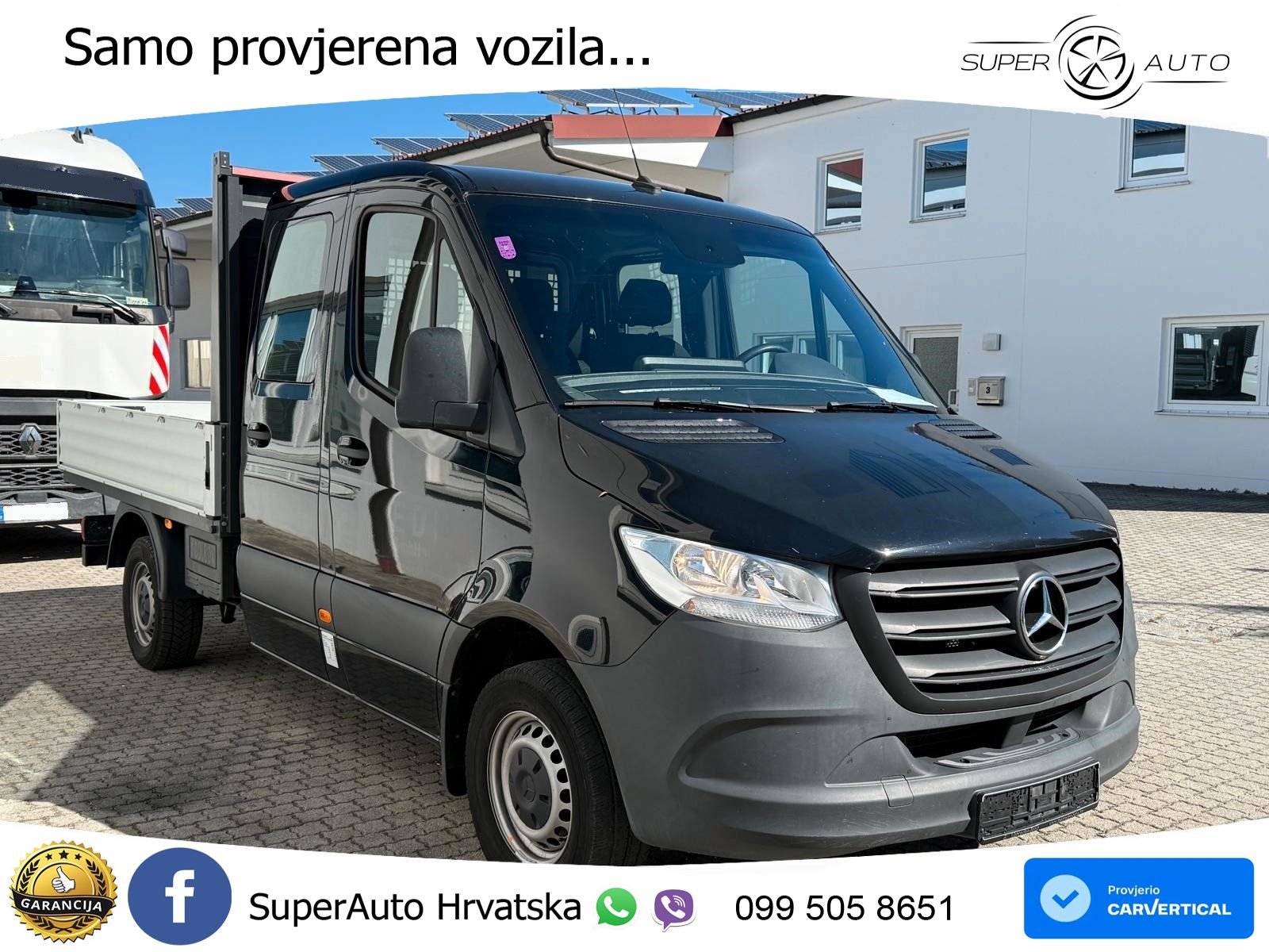 Mercedes-Benz Sprinter 317 CDI MR Standard Doka 7-Sitzer Klima 170 KS