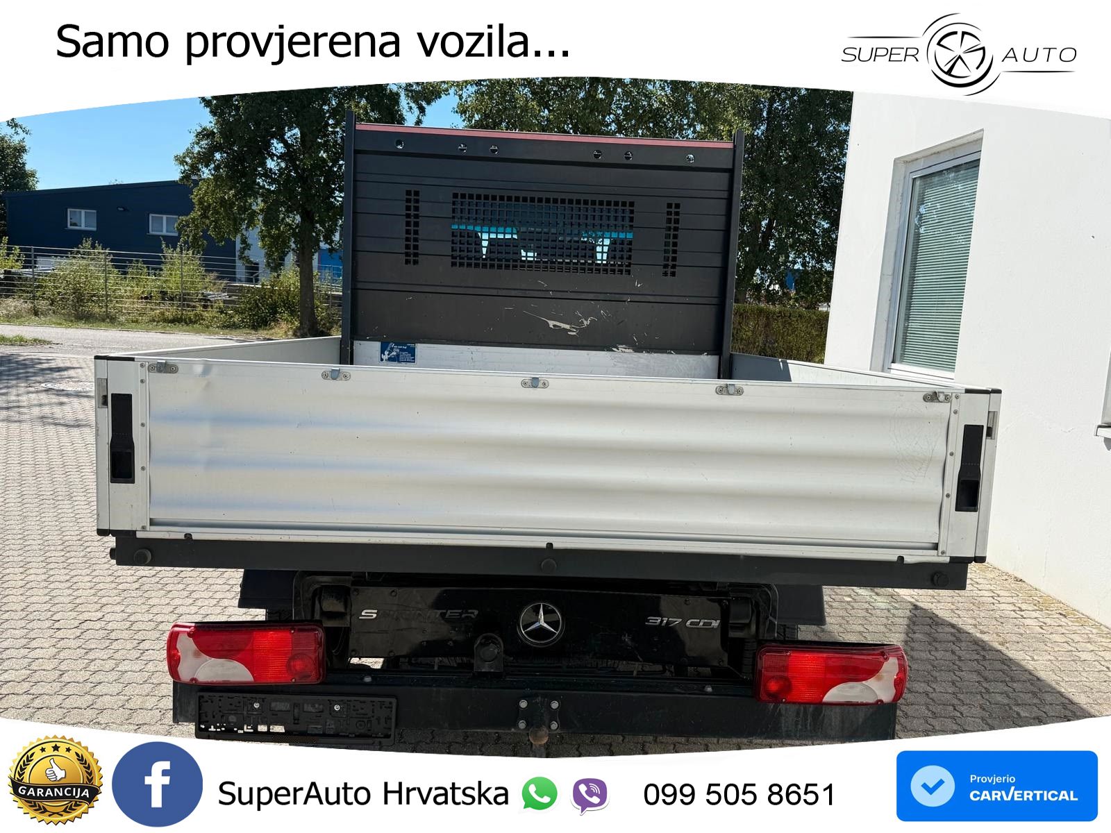 Mercedes-Benz Sprinter 317 CDI MR Standard Doka 7-Sitzer Klima 170 KS