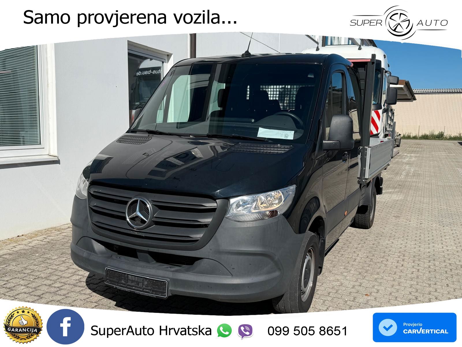 Mercedes-Benz Sprinter 317 CDI MR Standard Doka 7-Sitzer Klima 170 KS