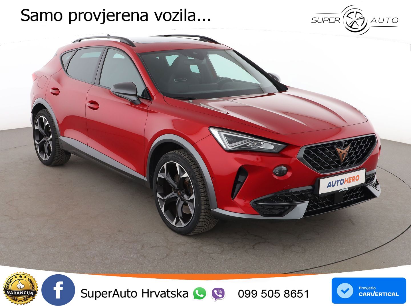 Cupra Formentor 1.4 TSI (245 KS) e-Hybrid DSG VZ LED+GR SJED+ACC