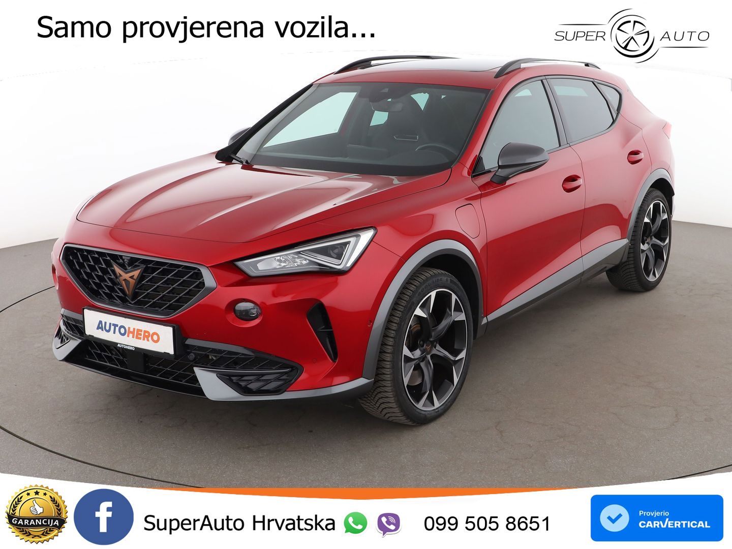 Cupra Formentor 1.4 TSI (245 KS) e-Hybrid DSG VZ LED+GR SJED+ACC