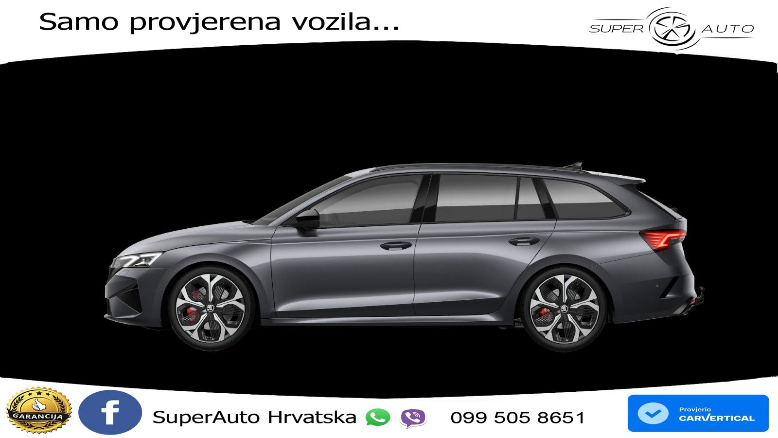 Škoda Octavia Combi RS 2.0 TSI (265 KS) DSG MATRIX+GR SJED+KAM