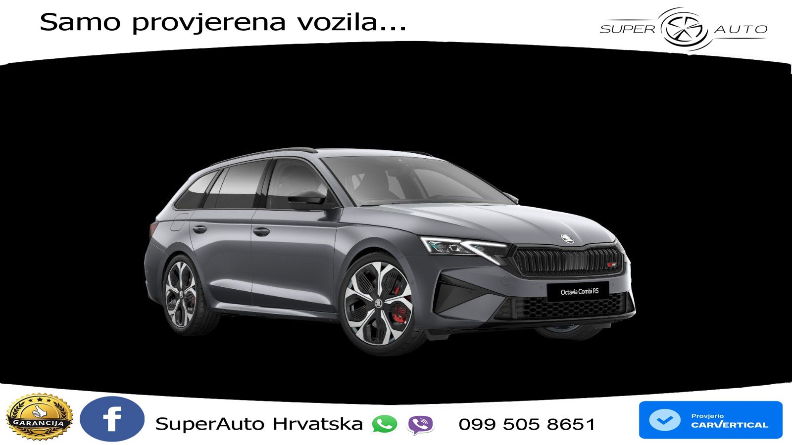Škoda Octavia Combi RS 2.0 TSI (265 KS) DSG MATRIX+GR SJED+KAM