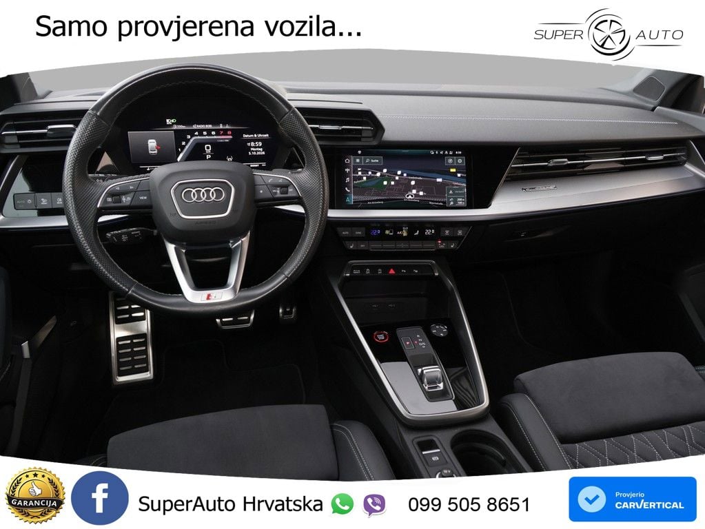 Audi S3 Limuzina 2.0 TFSI (310 KS) quattro S tronic LED+GR SJED+ACC