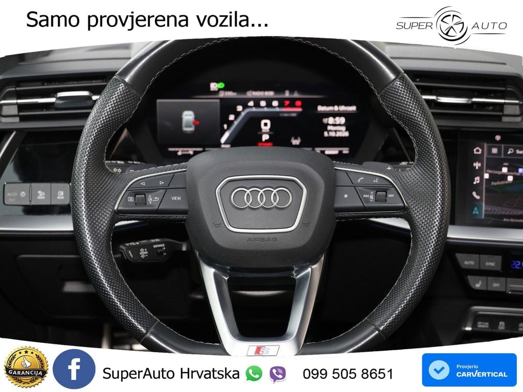 Audi S3 Limuzina 2.0 TFSI (310 KS) quattro S tronic LED+GR SJED+ACC