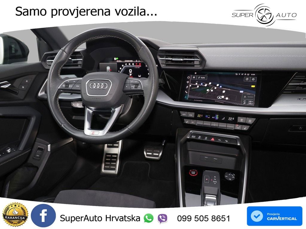 Audi S3 Limuzina 2.0 TFSI (310 KS) quattro S tronic LED+GR SJED+ACC