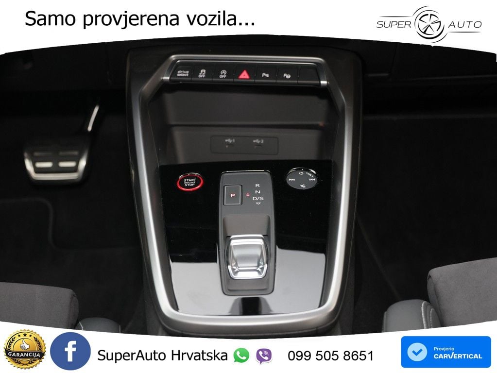 Audi S3 Limuzina 2.0 TFSI (310 KS) quattro S tronic LED+GR SJED+ACC