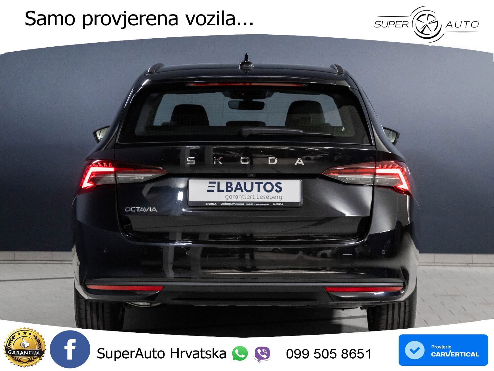 Škoda Octavia Combi 2.0 TDI (150 KS) DSG LED+GR SJED+ACC