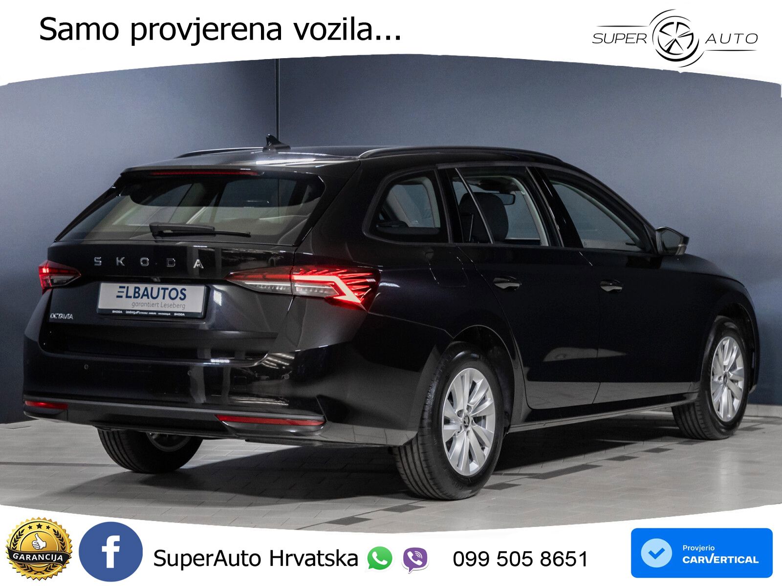 Škoda Octavia Combi 2.0 TDI (150 KS) DSG LED+GR SJED+ACC