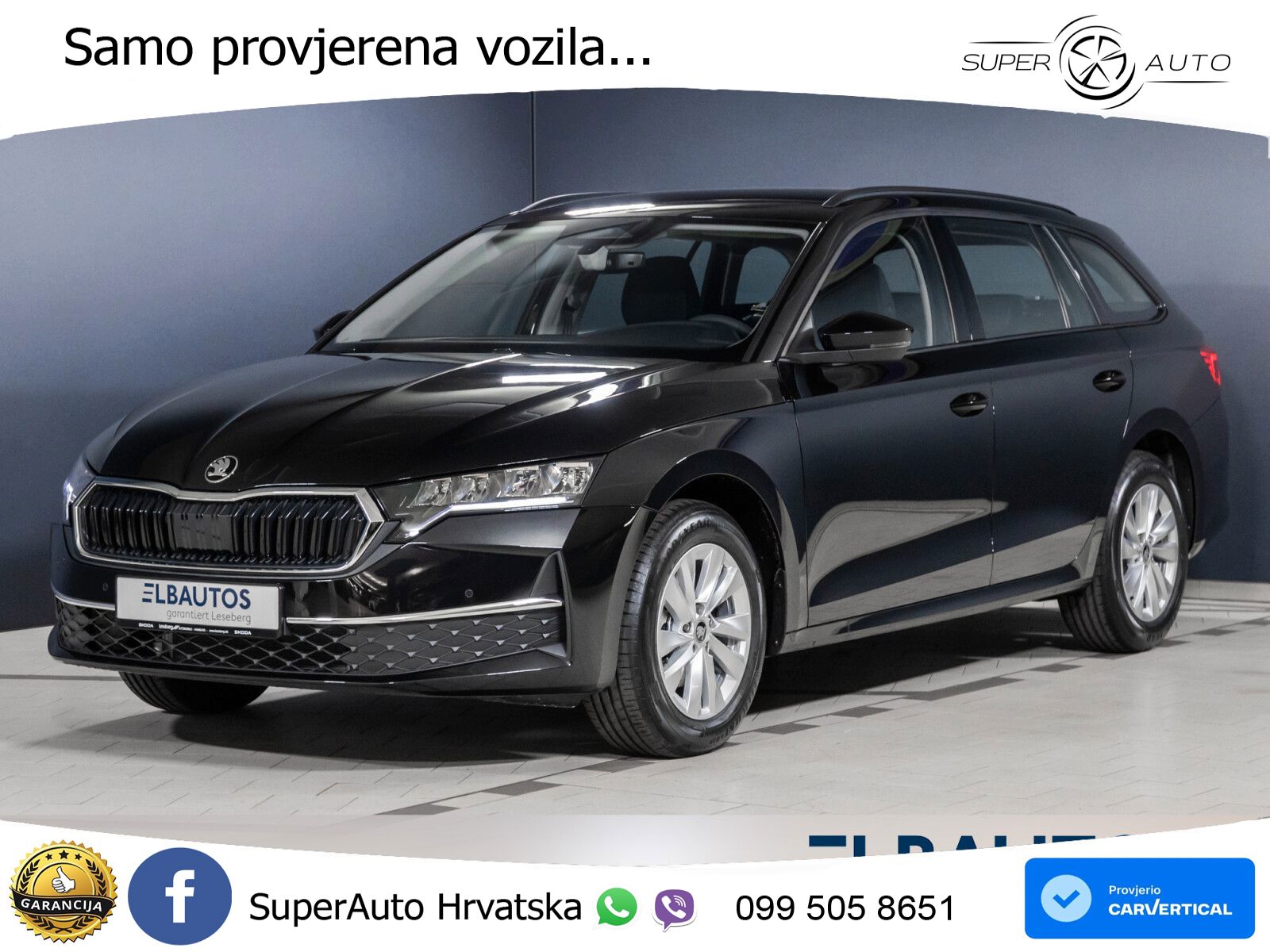 Škoda Octavia Combi 2.0 TDI (150 KS) DSG LED+GR SJED+ACC