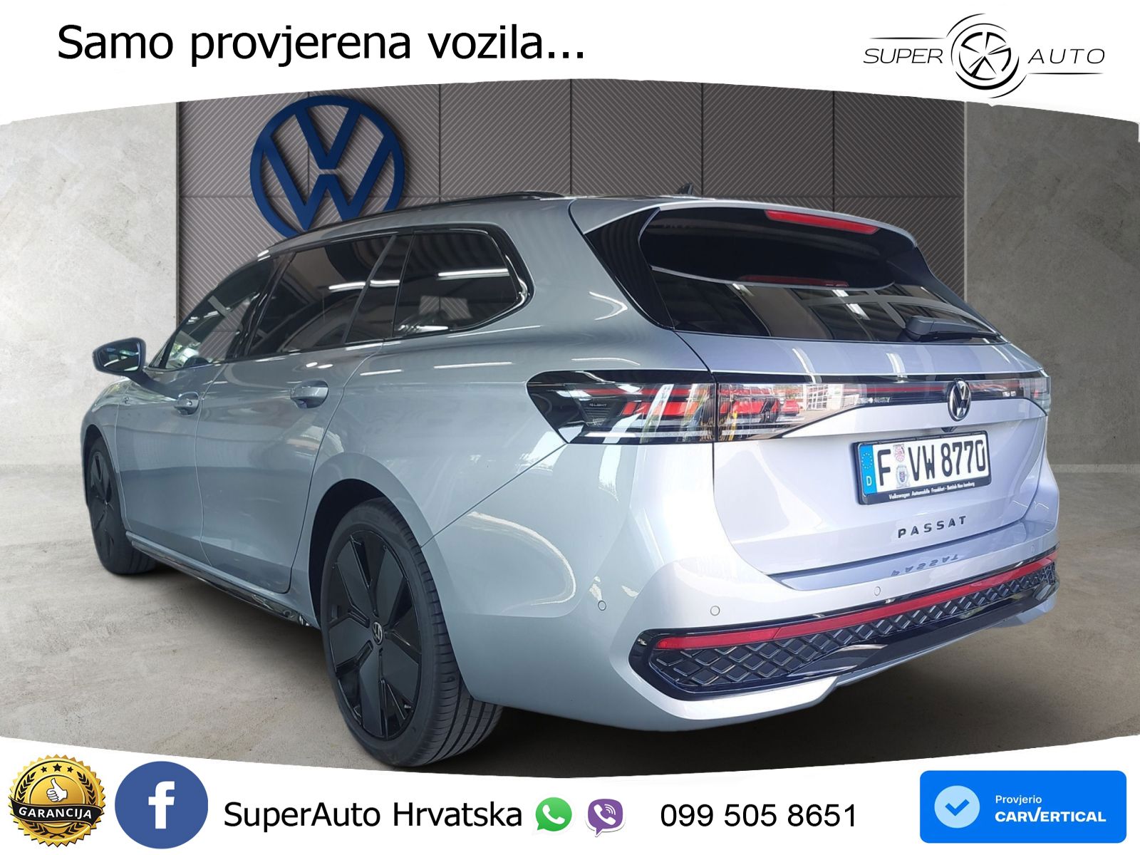 Volkswagen Passat Variant 2.0 TDI (193 KS) 4MOTION DSG R-Line LED+GR SJED+ACC