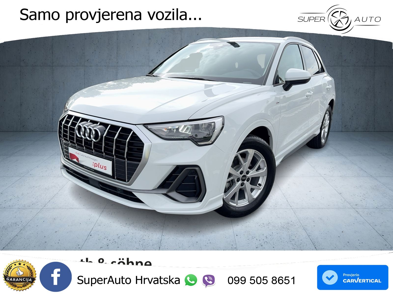 Audi Q3 35 TFSI (150 KS) S tronic S line LED+GR SJED+ACC