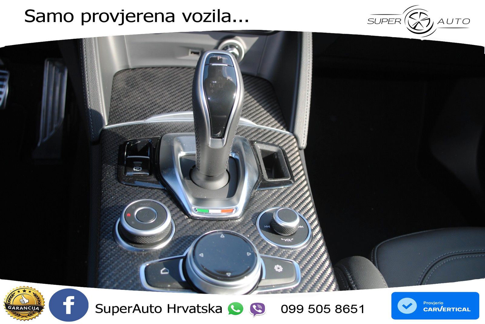 Alfa Romeo Stelvio Quadrifoglio 2.9 V6 Bi-Turbo (520 KS) Q4 Automatic LED+GR SJED+ACC