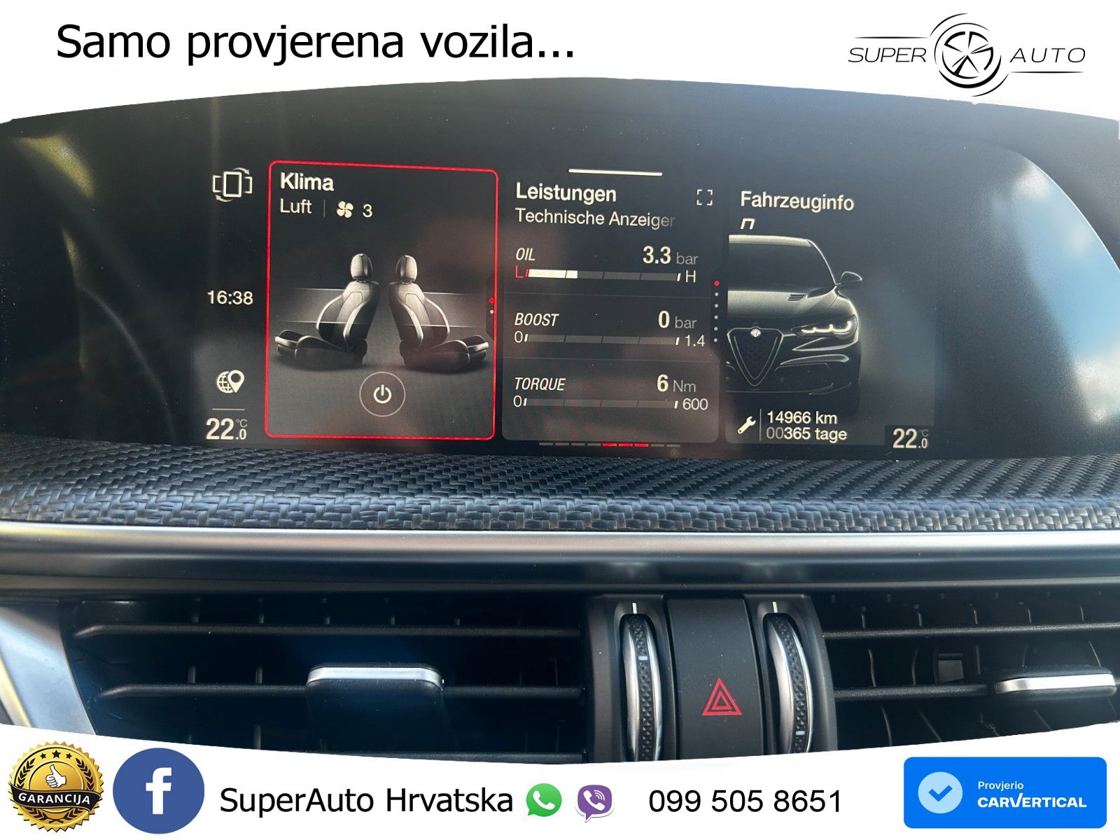 Alfa Romeo Stelvio Quadrifoglio 2.9 V6 Bi-Turbo (520 KS) Q4 Automatic LED+GR SJED+ACC