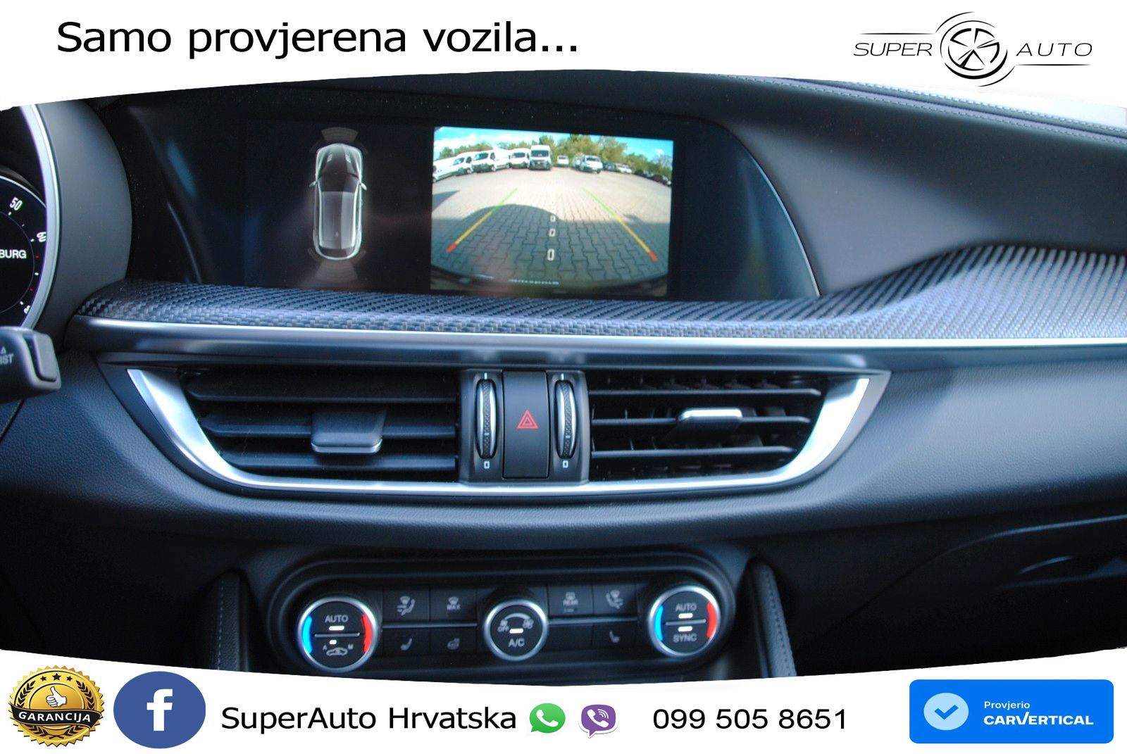 Alfa Romeo Stelvio Quadrifoglio 2.9 V6 Bi-Turbo (520 KS) Q4 Automatic LED+GR SJED+ACC