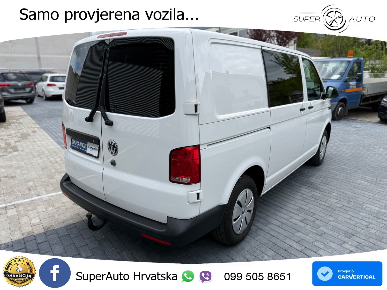 Volkswagen T6.1 Transporter Kasten EcoProfi*LED*AHK*SORTIMO 150 KS