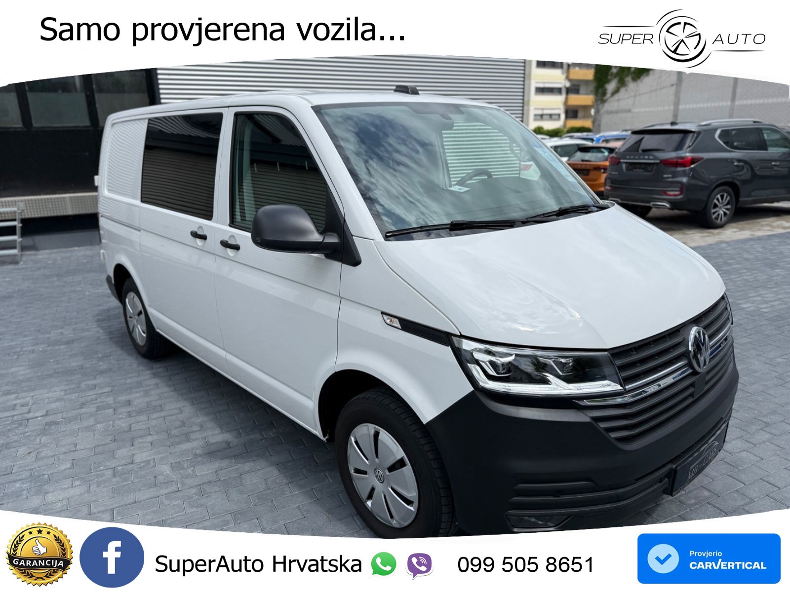 Volkswagen T6.1 Transporter Kasten EcoProfi*LED*AHK*SORTIMO 150 KS