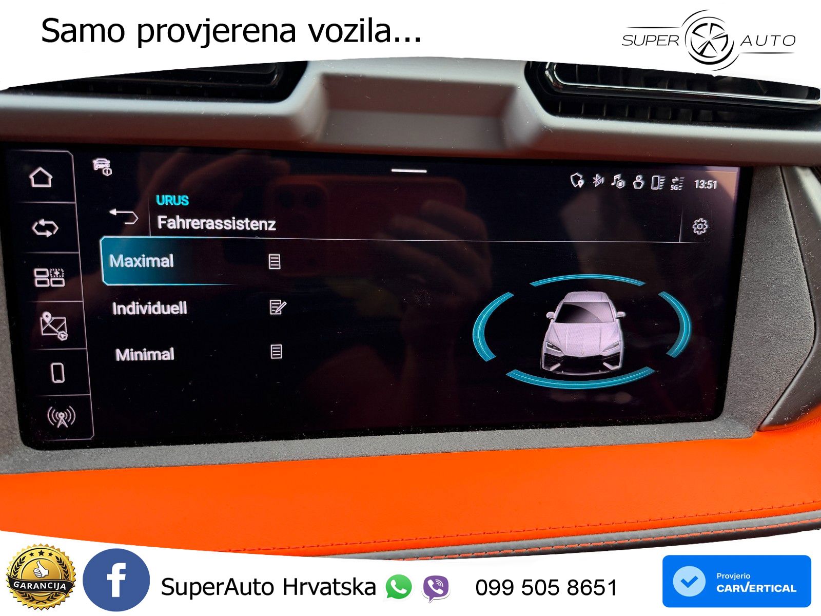 Lamborghini Urus SE 4.0 V8 (800 KS) 4WD Automatic LED+GR SJED+ACC