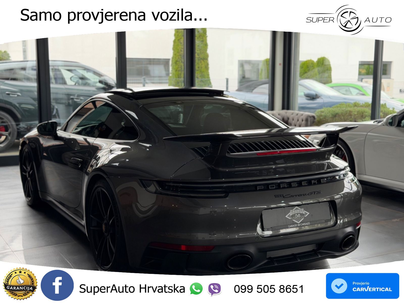 Porsche 911 Carrera GTS 3.0 (480 KS) PDK ACC+GR SJED+360+PANO