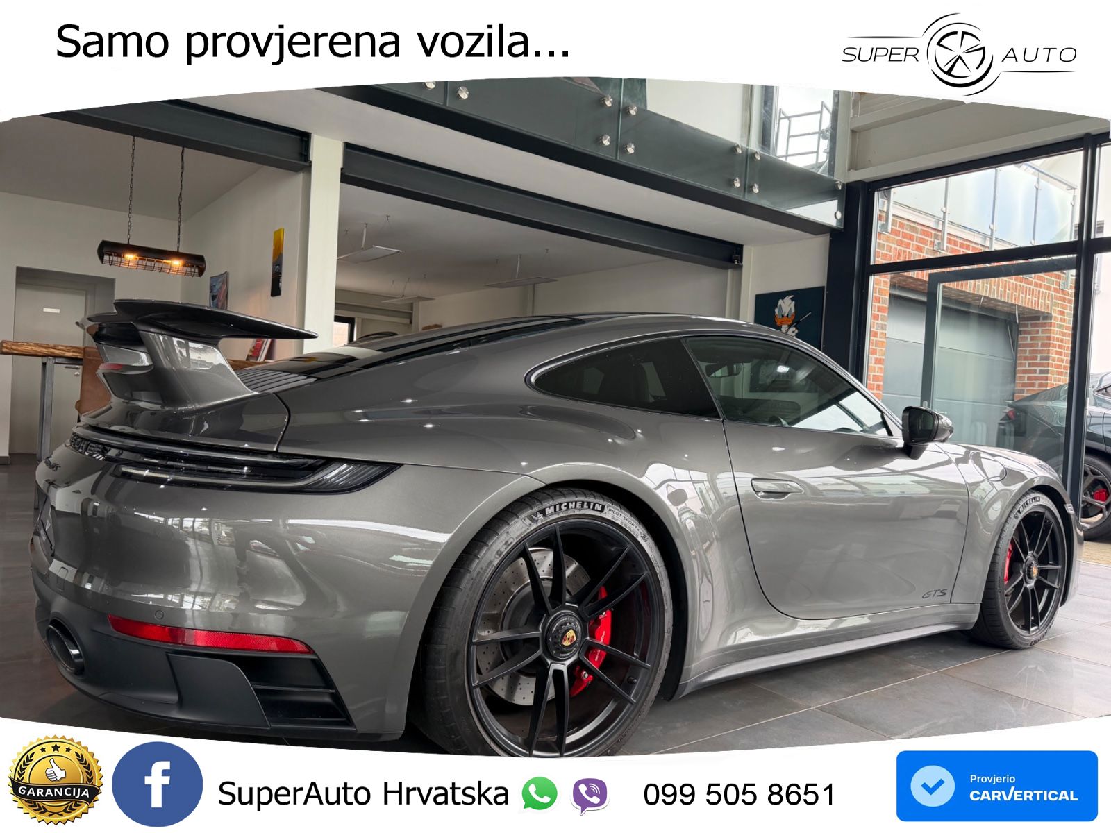 Porsche 911 Carrera GTS 3.0 (480 KS) PDK ACC+GR SJED+360+PANO