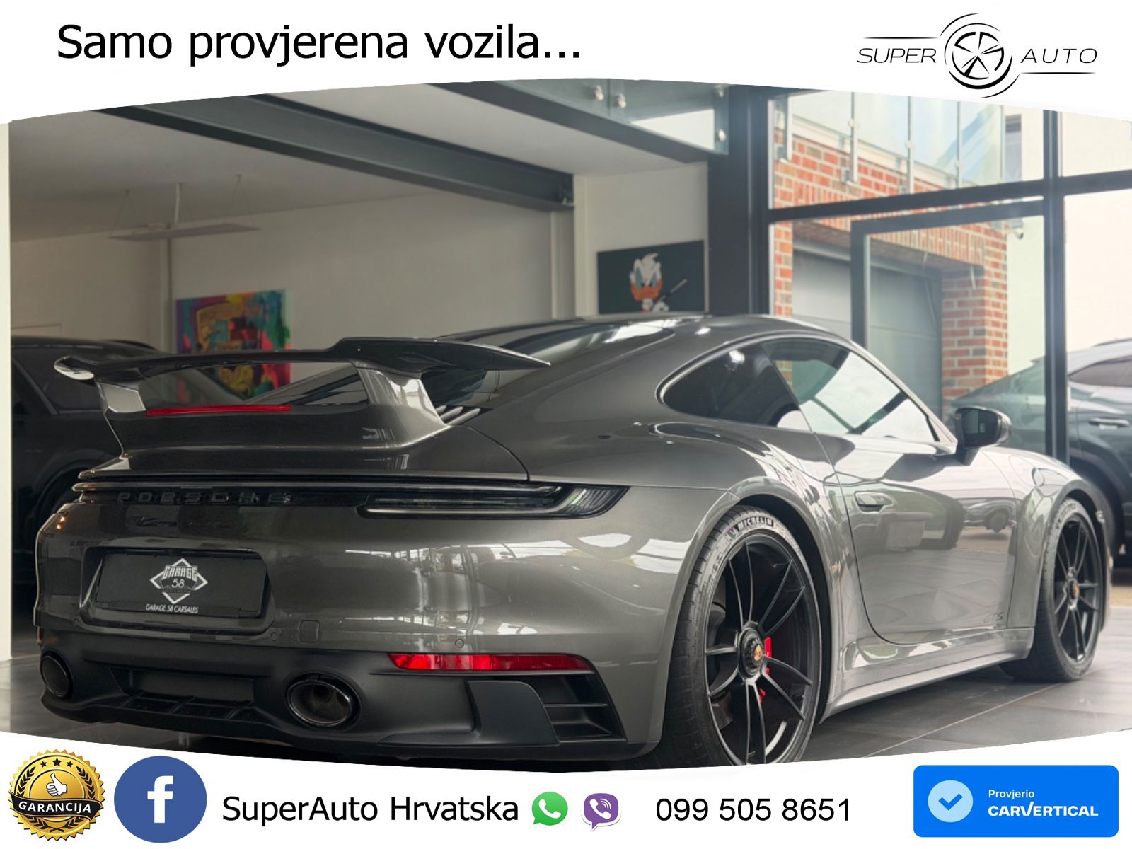 Porsche 911 Carrera GTS 3.0 (480 KS) PDK ACC+GR SJED+360+PANO