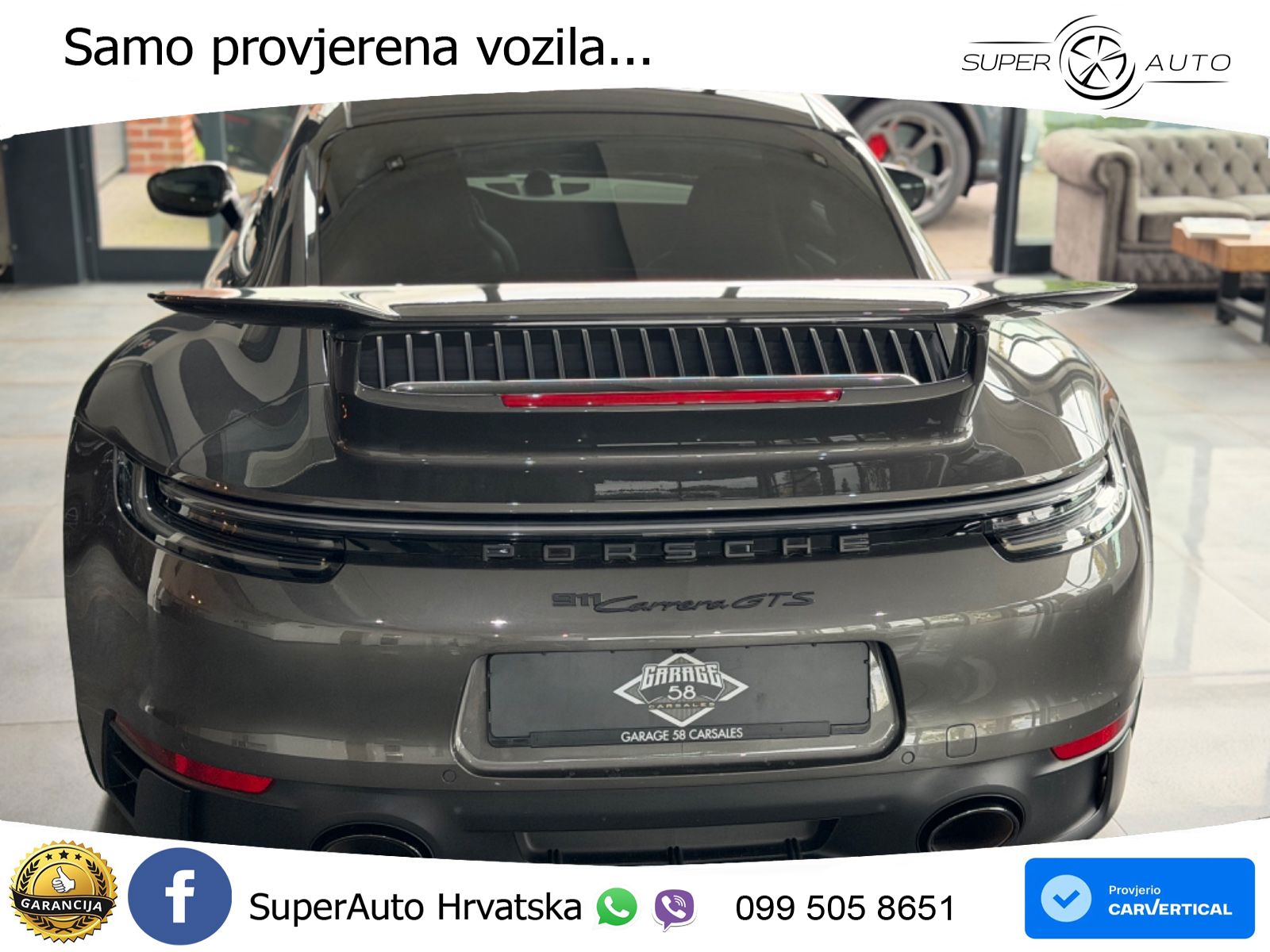 Porsche 911 Carrera GTS 3.0 (480 KS) PDK ACC+GR SJED+360+PANO