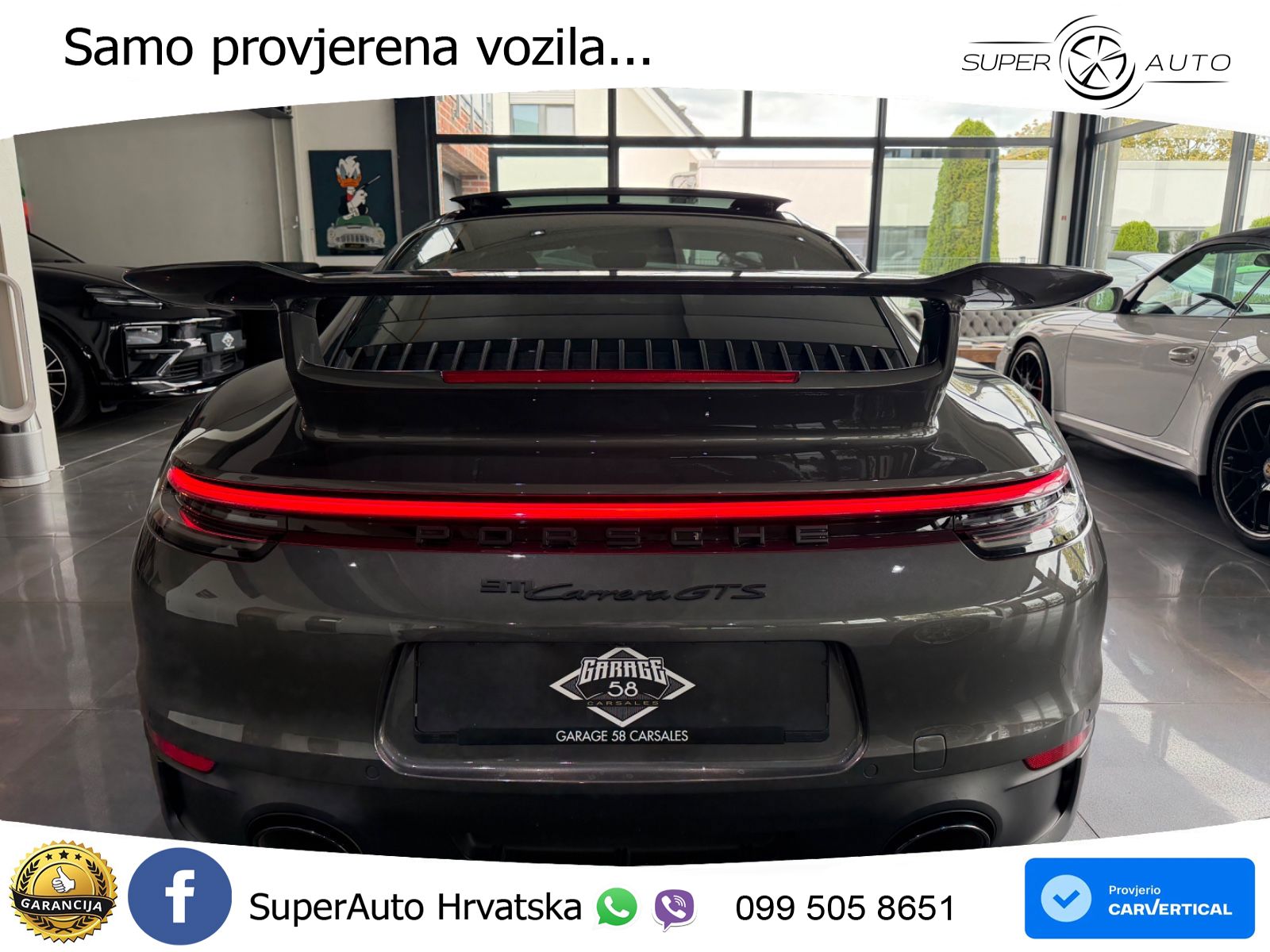 Porsche 911 Carrera GTS 3.0 (480 KS) PDK ACC+GR SJED+360+PANO