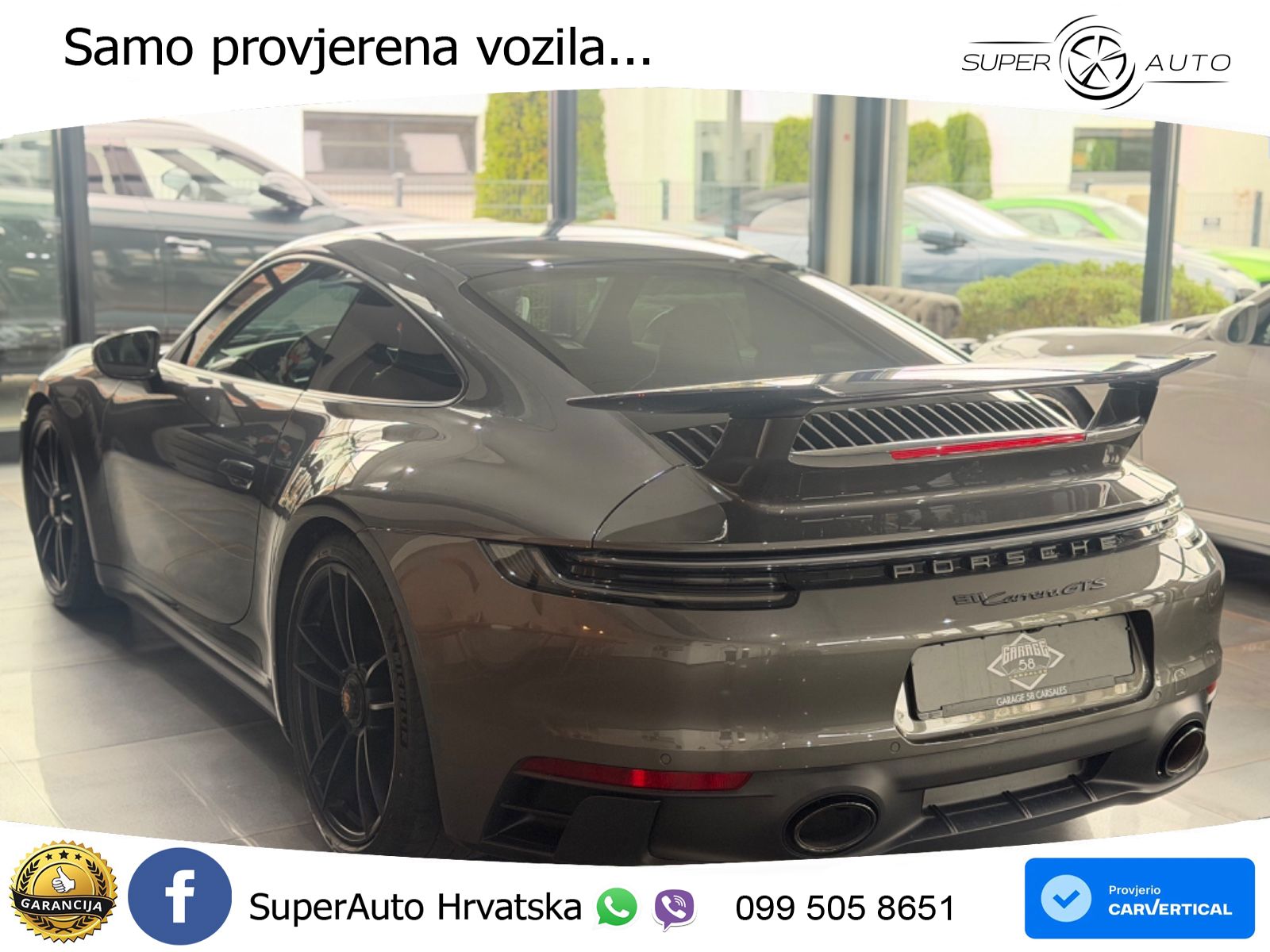 Porsche 911 Carrera GTS 3.0 (480 KS) PDK ACC+GR SJED+360+PANO