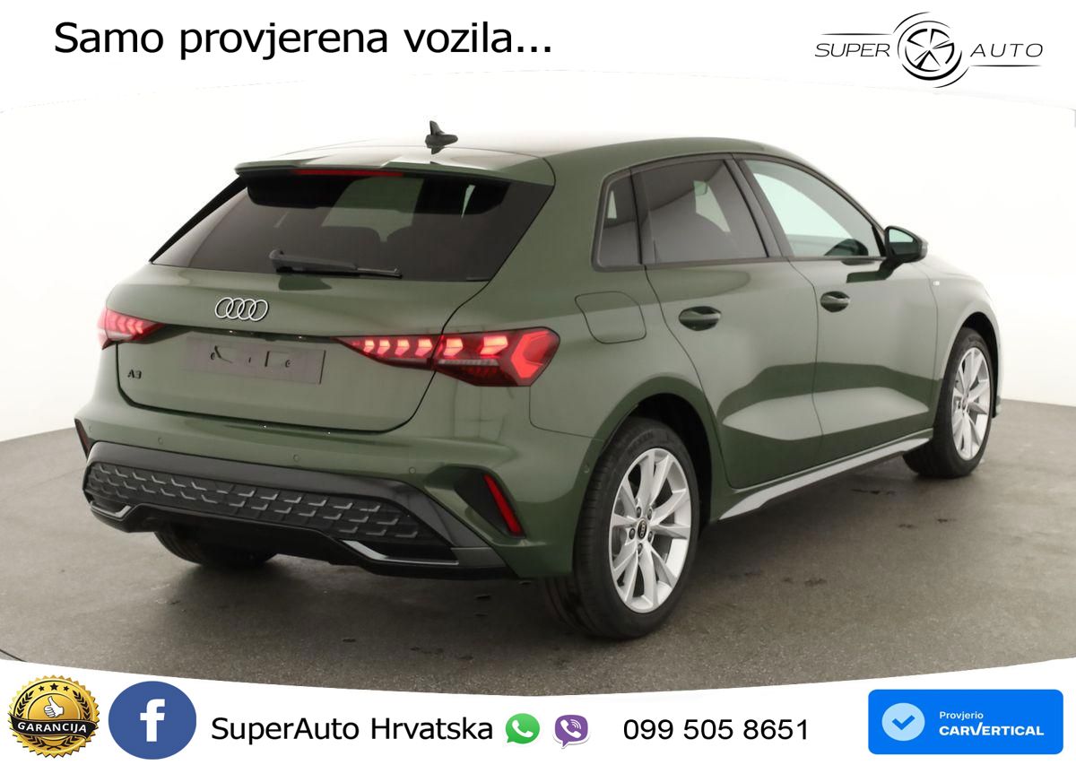 Audi A3 35 TFSI (150 KS) S tronic S line MATRIX+GR SJED+KAM