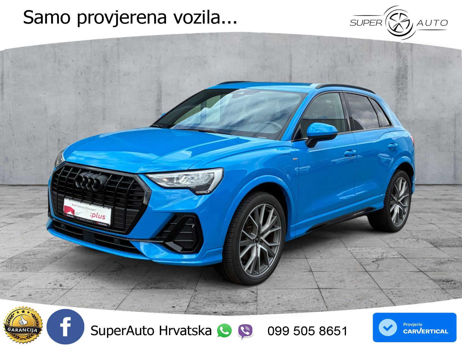 Audi Q3 45 TFSIe (245 KS) S tronic LED+GR SJED+ACC
