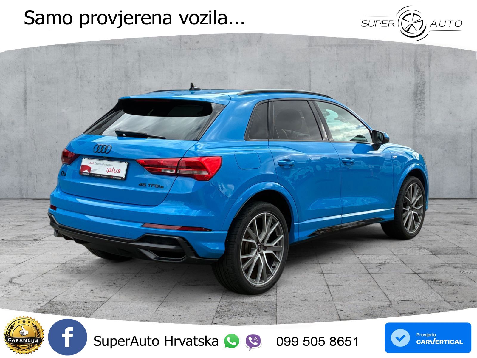 Audi Q3 45 TFSIe (245 KS) S tronic LED+GR SJED+ACC