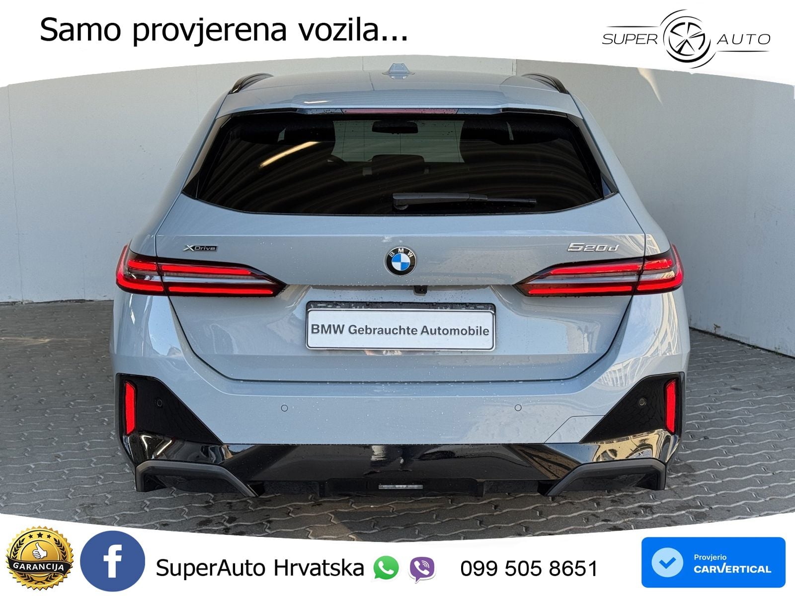 BMW 520d Touring (197 KS) xDrive Steptronic M Sport LED+GR SJED+ACC