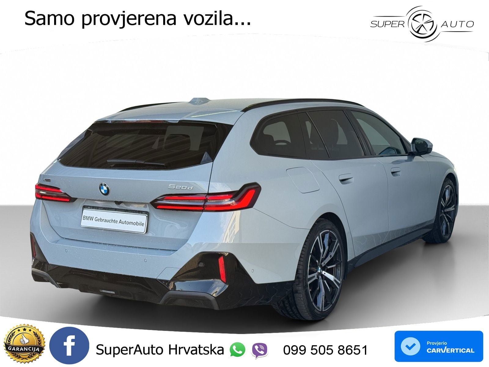 BMW 520d Touring (197 KS) xDrive Steptronic M Sport LED+GR SJED+ACC