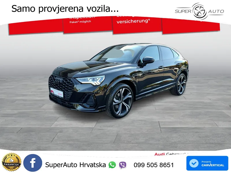 Audi Q3 Sportback 35 TFSI (150 KS) S tronic S line MATRIX+GR SJED+KAM