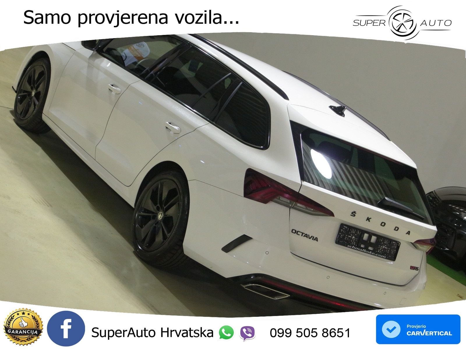 Škoda Octavia Combi RS 2.0 TDI (200 KS) DSG LED+GR SJED+ACC