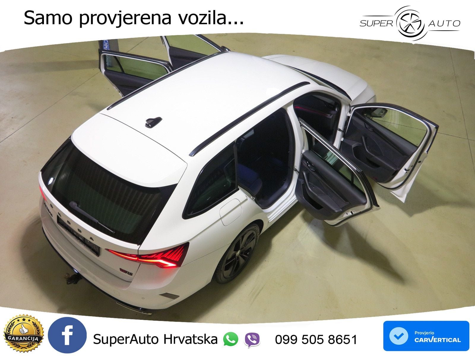 Škoda Octavia Combi RS 2.0 TDI (200 KS) DSG LED+GR SJED+ACC