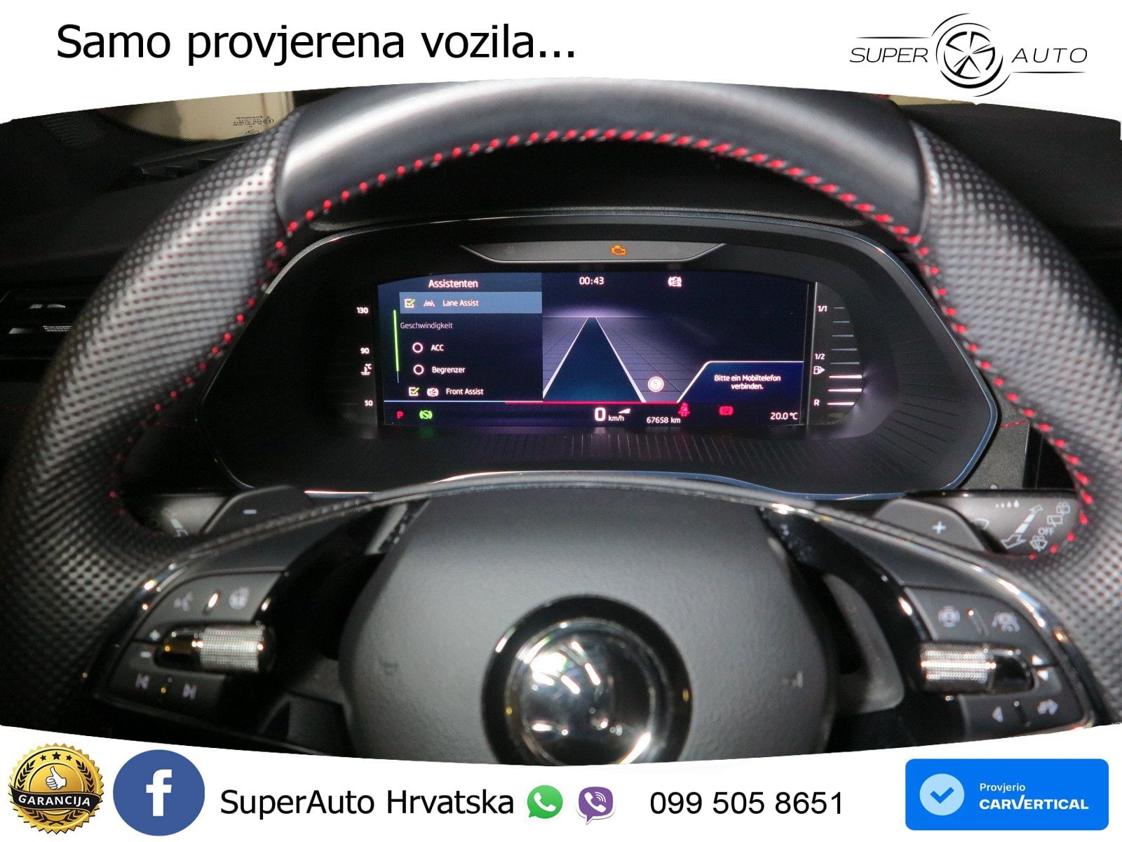 Škoda Octavia Combi RS 2.0 TDI (200 KS) DSG LED+GR SJED+ACC