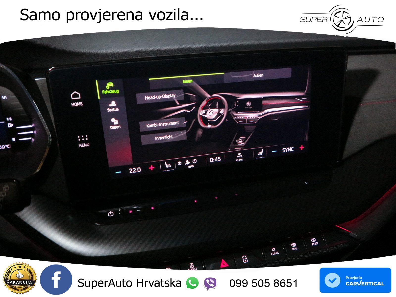 Škoda Octavia Combi RS 2.0 TDI (200 KS) DSG LED+GR SJED+ACC
