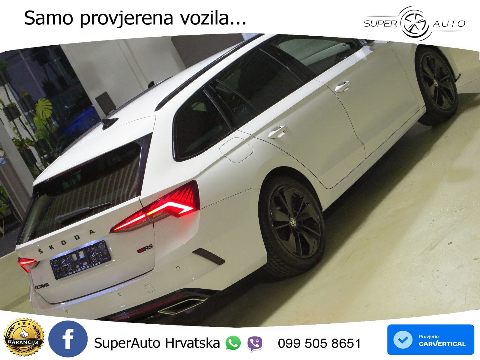 Škoda Octavia Combi RS 2.0 TDI (200 KS) DSG LED+GR SJED+ACC