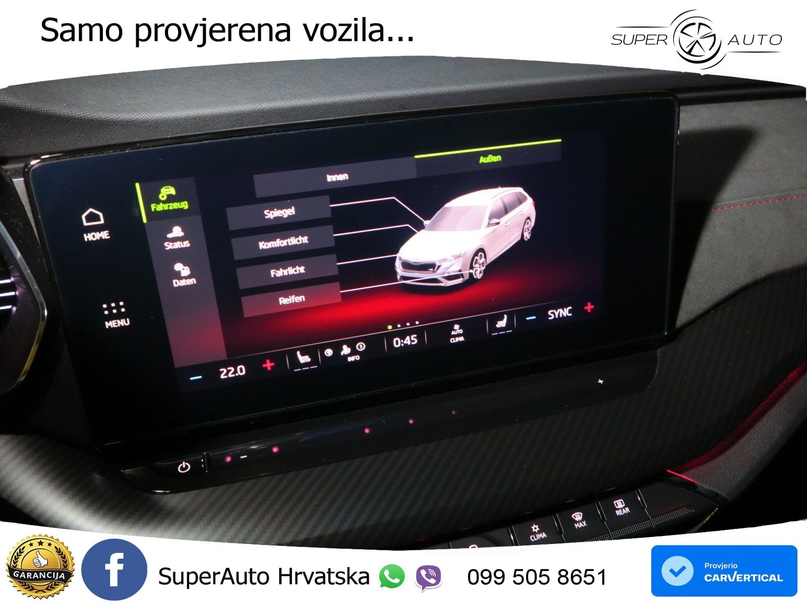 Škoda Octavia Combi RS 2.0 TDI (200 KS) DSG LED+GR SJED+ACC
