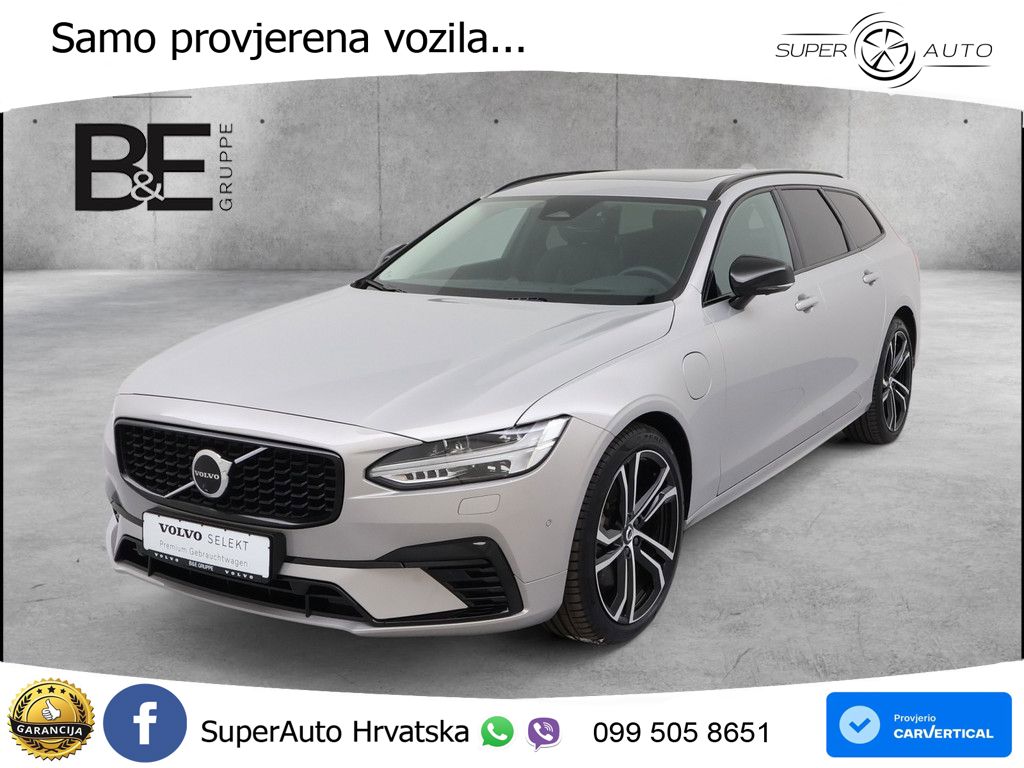 Volvo V90 Recharge T8 AWD Geartronic ACC+HEAD+4xGR SJED+360+PANO