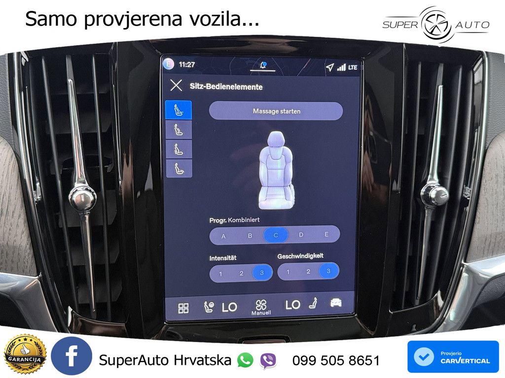 Volvo V90 Recharge T8 AWD Geartronic ACC+HEAD+4xGR SJED+360+PANO