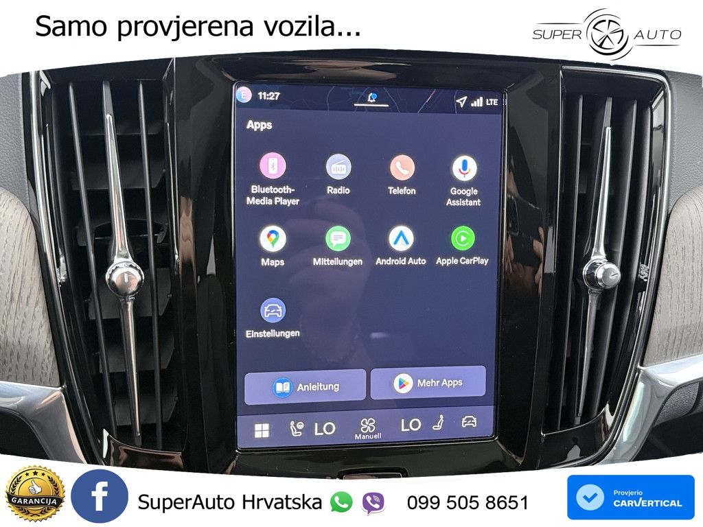 Volvo V90 Recharge T8 AWD Geartronic ACC+HEAD+4xGR SJED+360+PANO