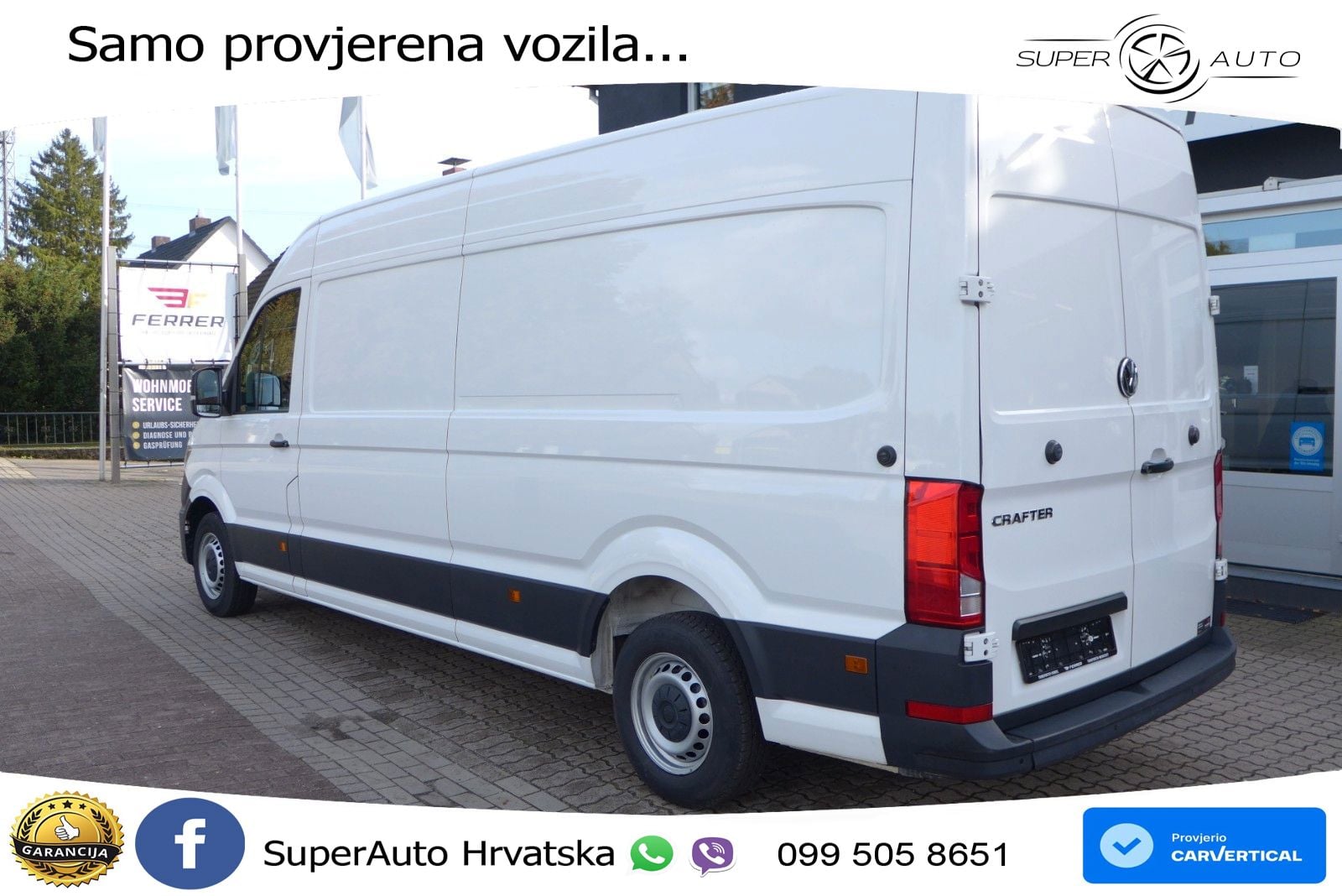 Volkswagen Crafter 35 MaxiL3H2,Klima,Navi,FWD,KAM,3-Si 140 KS