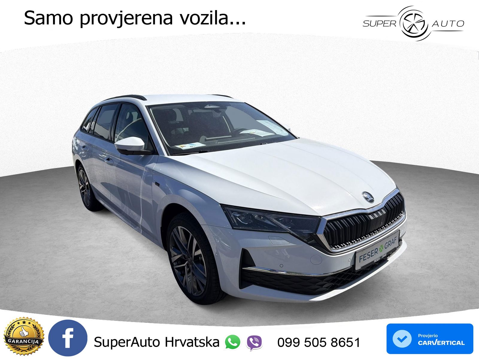 Škoda Octavia Combi 2.0 TDI (150 KS) DSG LED+GR SJED+ACC