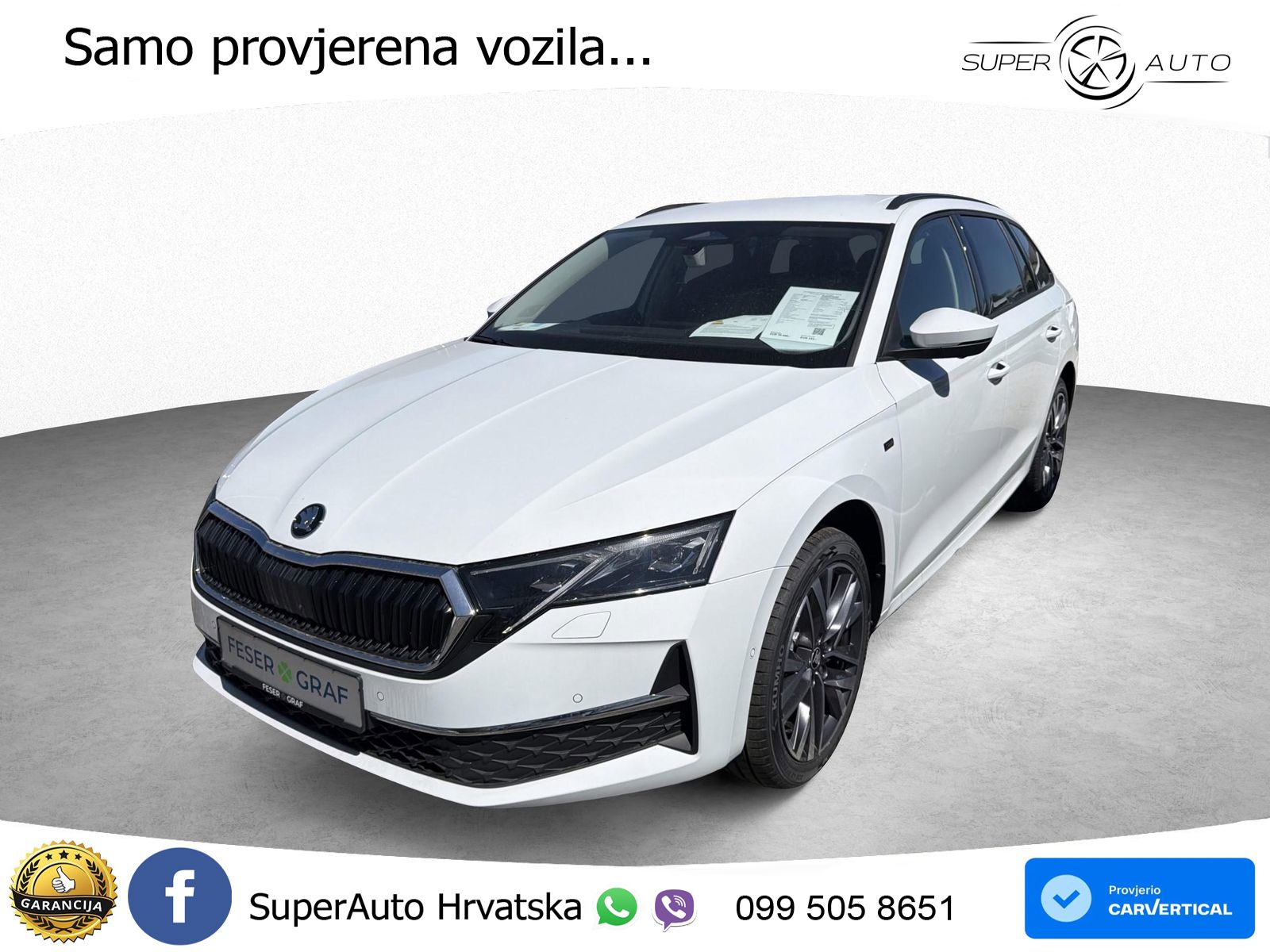 Škoda Octavia Combi 2.0 TDI (150 KS) DSG LED+GR SJED+ACC