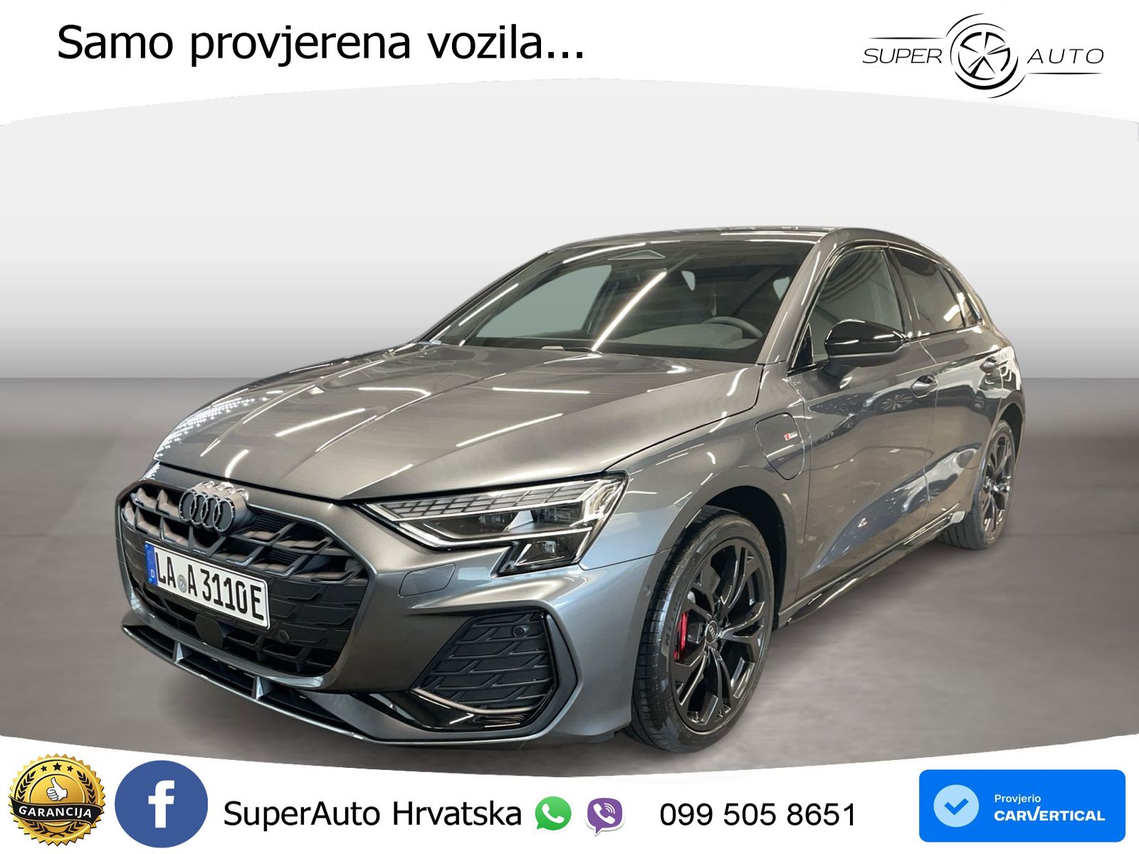Audi A3 45 TFSIe (272 KS) S tronic S line LED+GR SJED+ACC