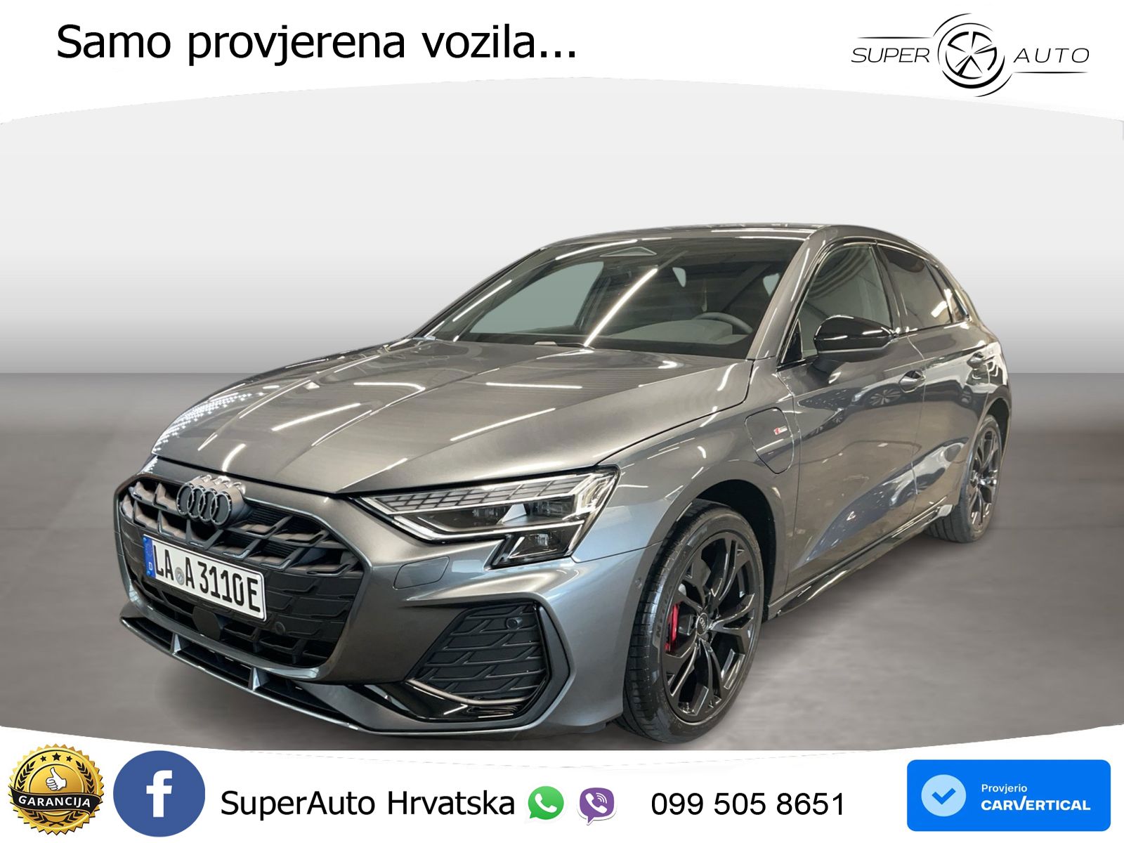 Audi A3 45 TFSIe (272 KS) S tronic S line LED+GR SJED+ACC