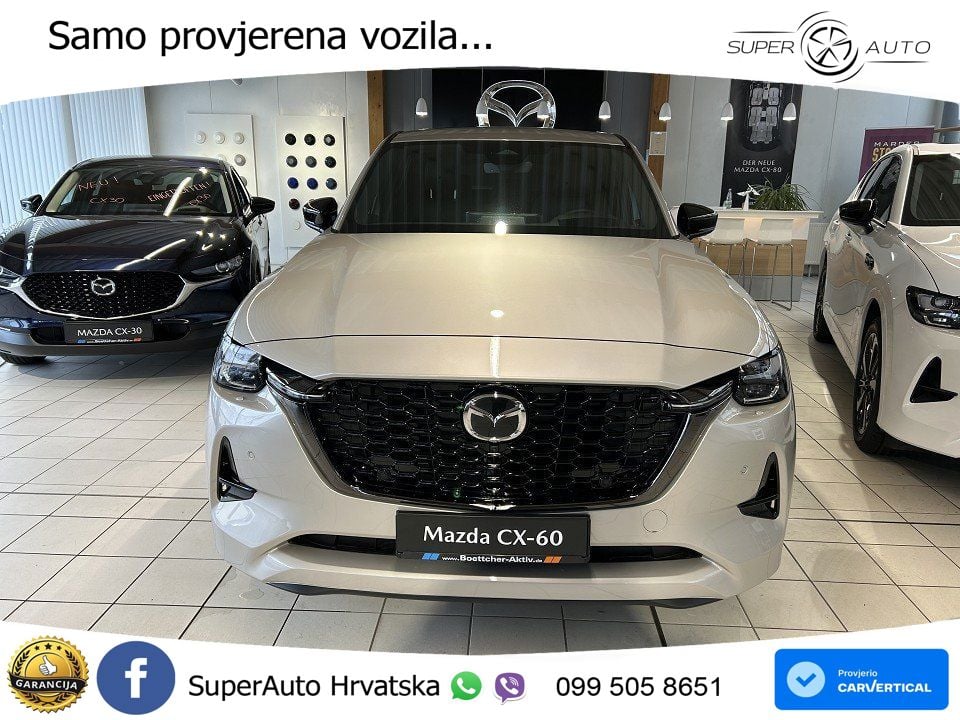 Mazda CX-60 3.3 e-Skyactiv D (254 KS) AWD Automatic MATRIX+GR SJED+KAM