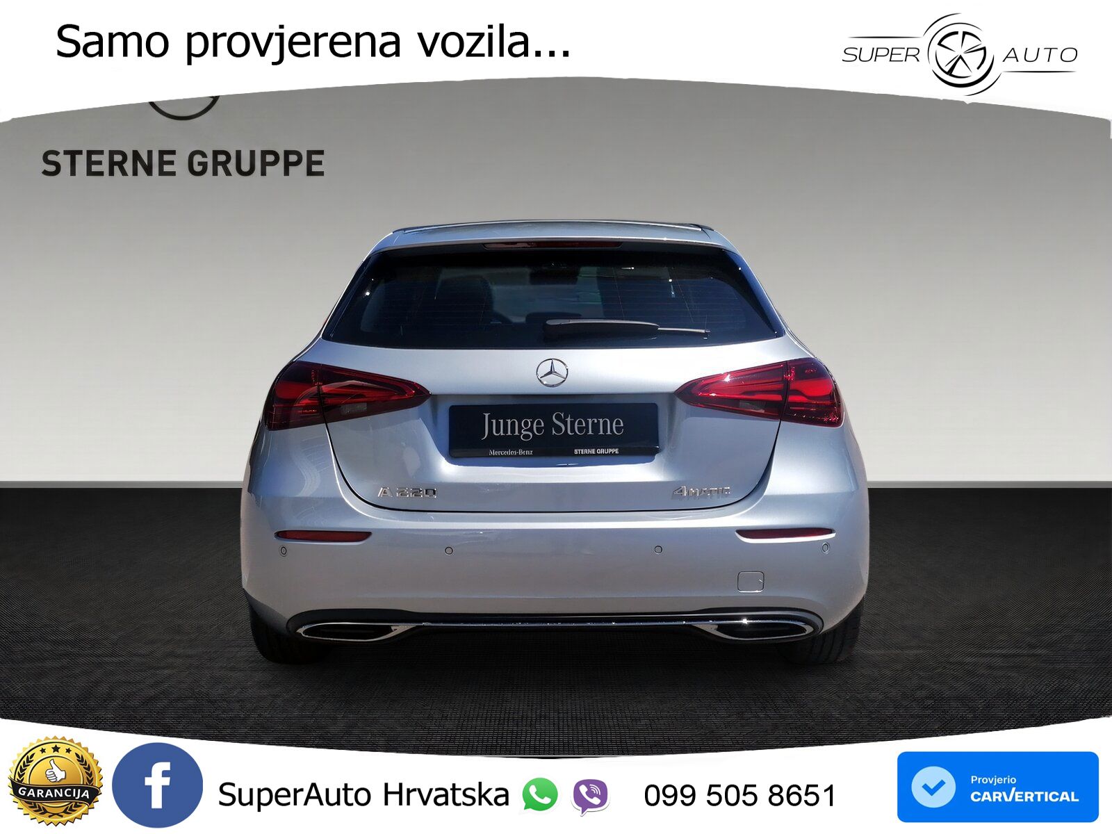 Mercedes-Benz A 220 4MATIC 8G-DCT ACC+GR SJED+360+PANO
